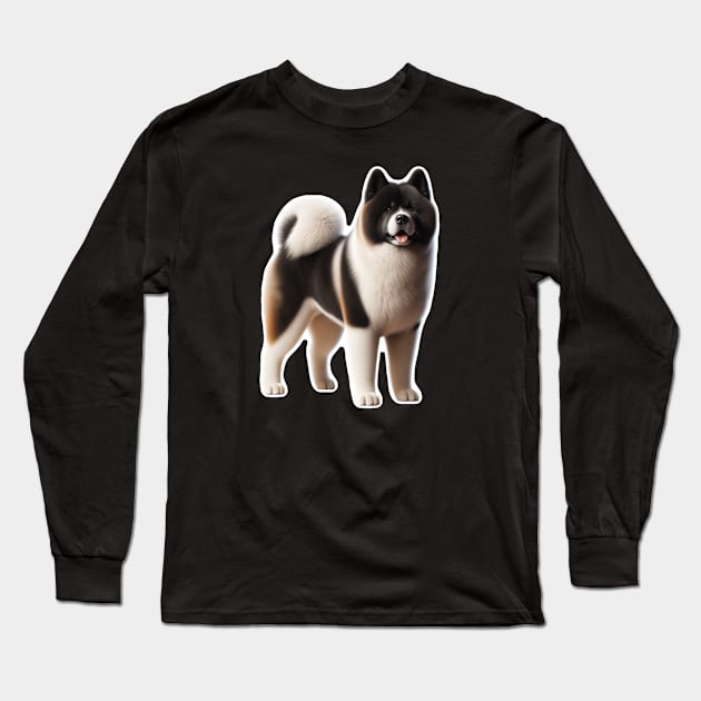 Akita Long Sleeve T-Shirt by millersye